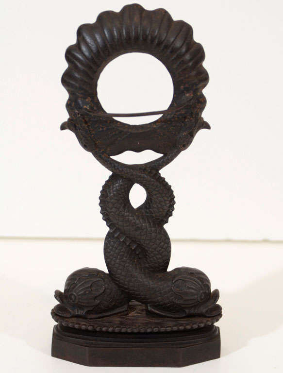 An Early 19th Century Berlin Iron Pocket Watch Stand 3