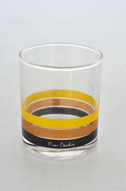 pierre cardin drinking glasses