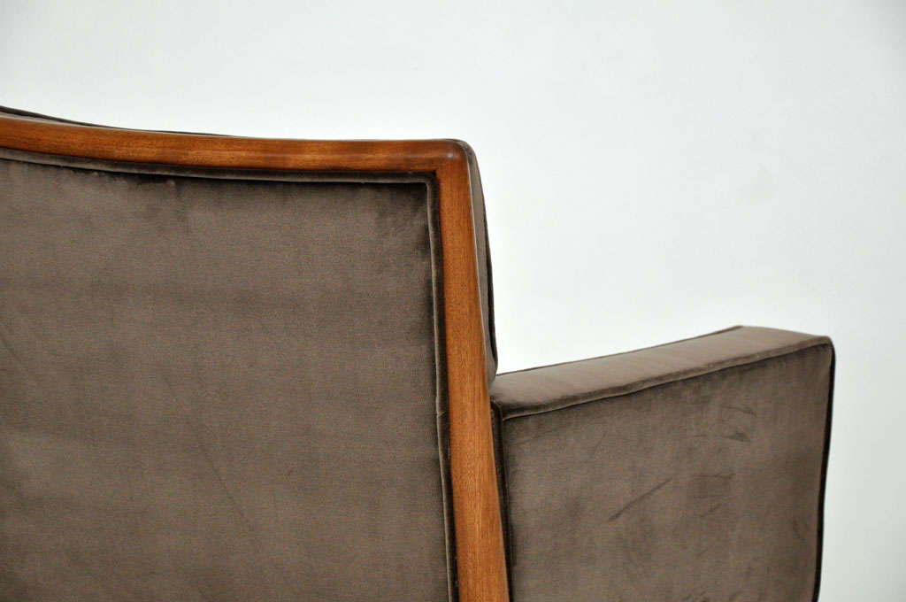 Wood T.H. Robsjohn-Gibbings Lounge Chairs