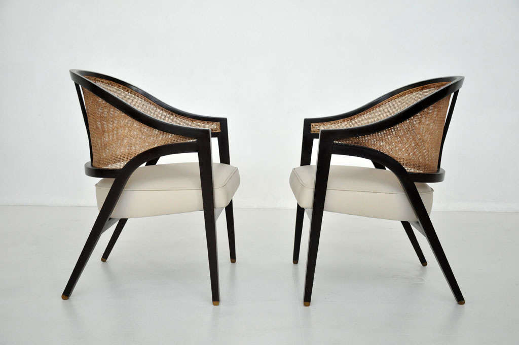 Dunbar Y-back lounge chairs - Edward Wormley