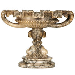 Late 19th Century Italian Cup in Alabaster