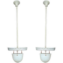 Pair of Industrial Light Fixtures