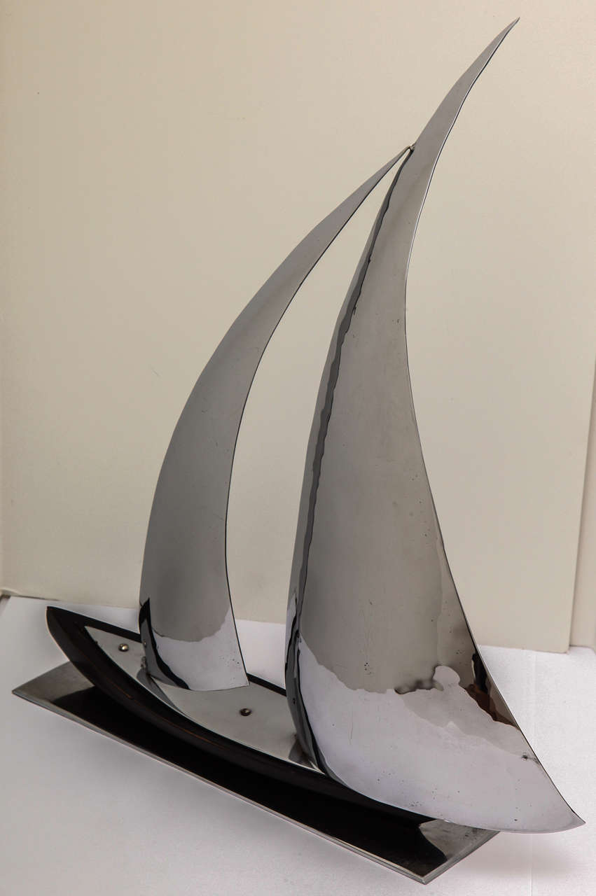 sailboat statue