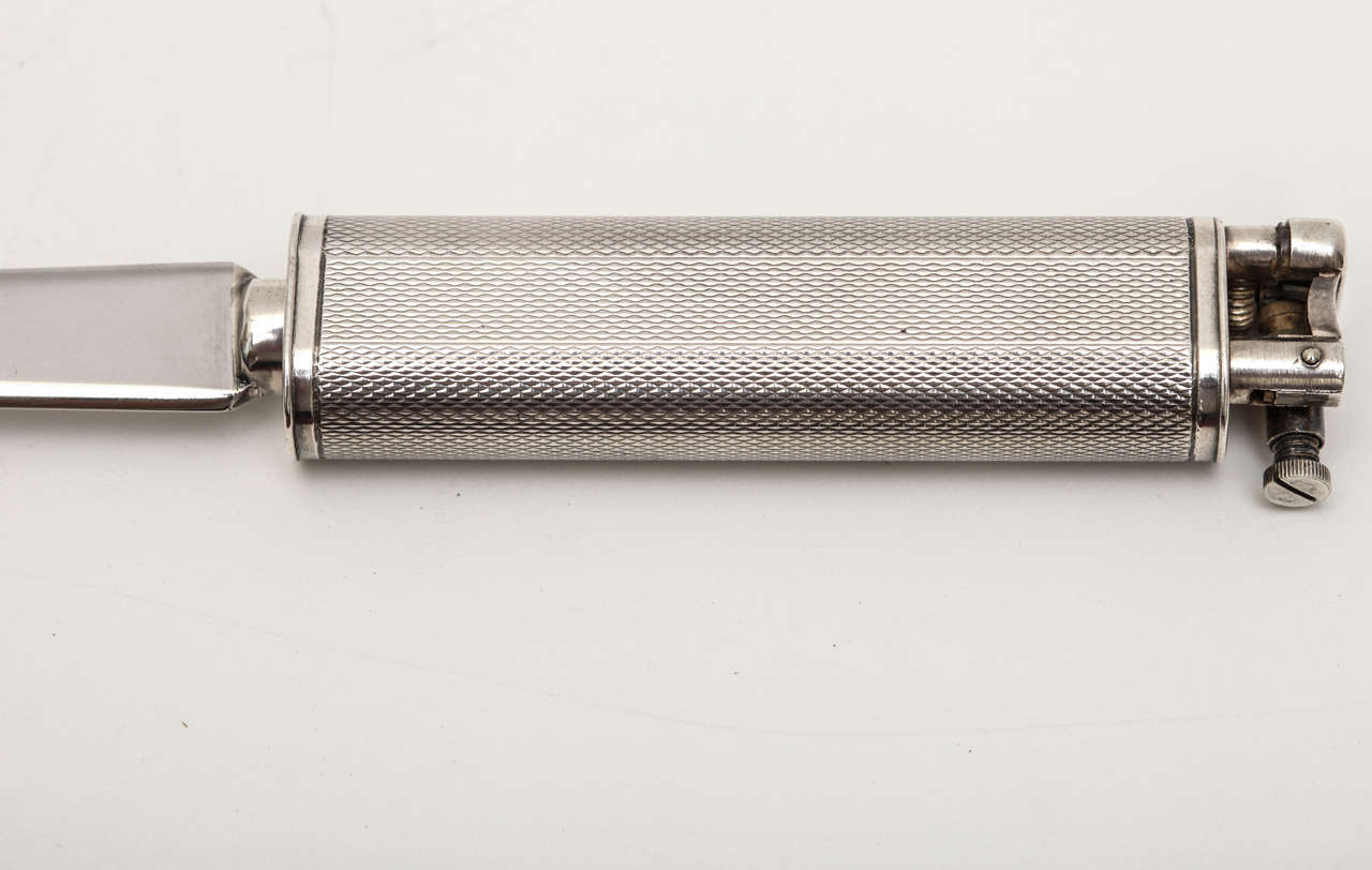 Dunhill Sylph Lighter and Letter Opener In Excellent Condition In New York, NY