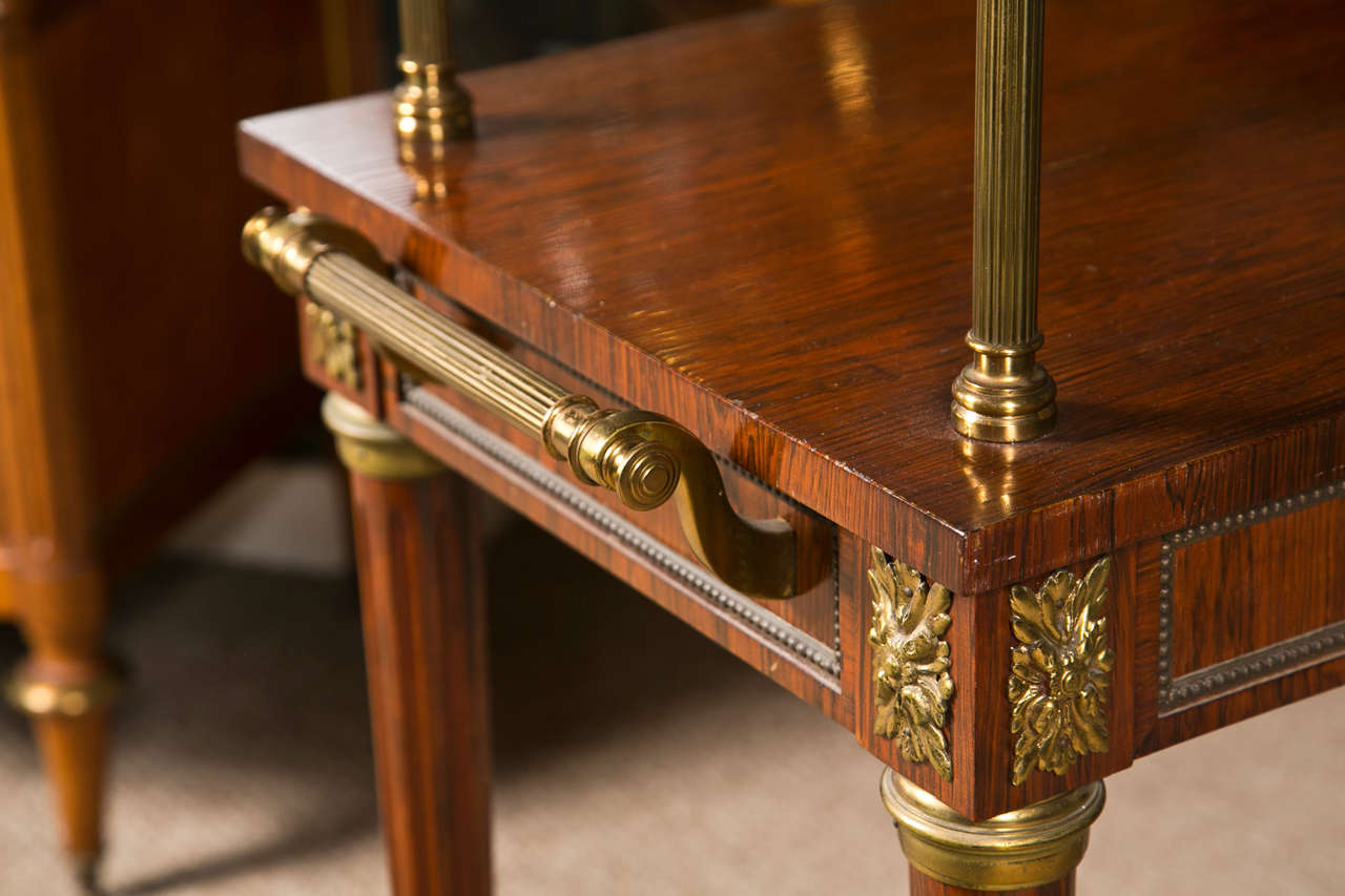 French Rosewood Serving Table 3