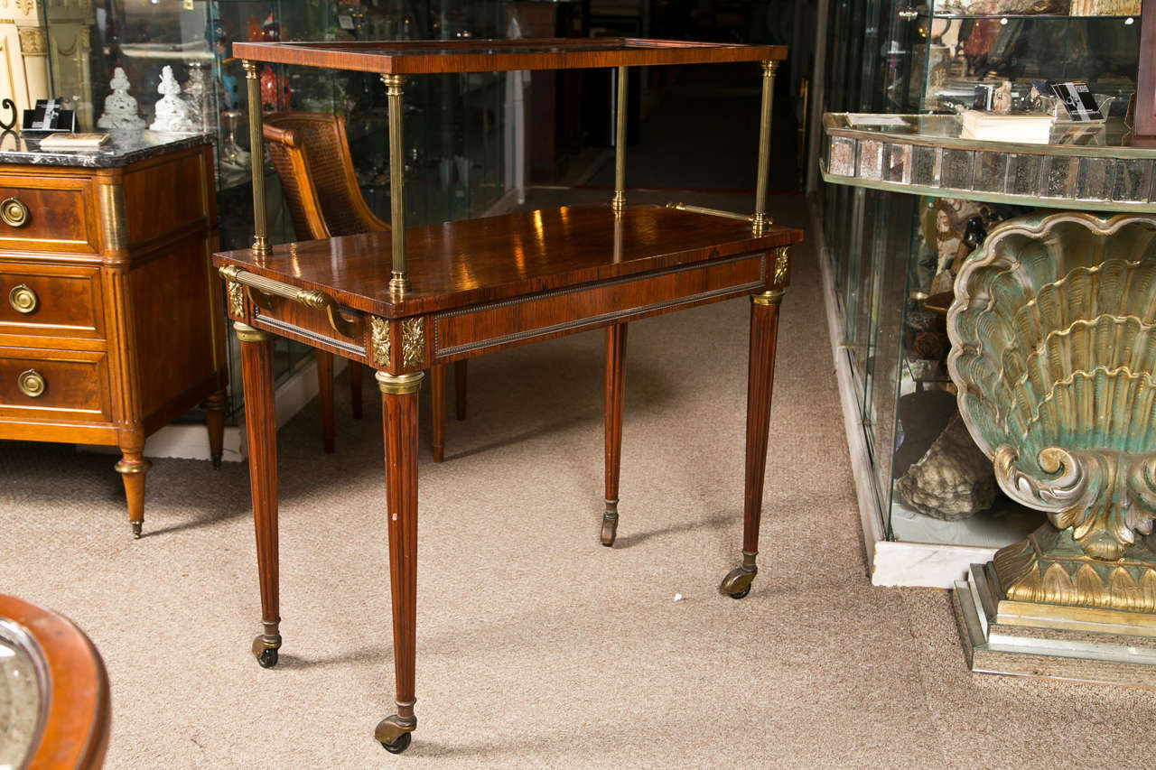 French Rosewood Serving Table 5