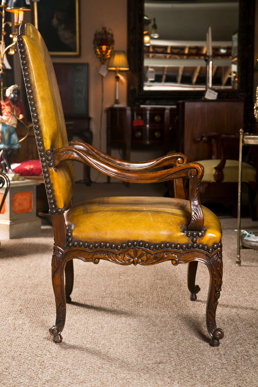 Mid-20th Century English Georgian Walnut Armchair