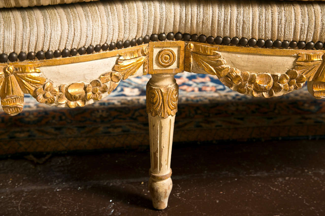 French Louis XIV Style Canape Sofa Settee at 1stDibs french canape