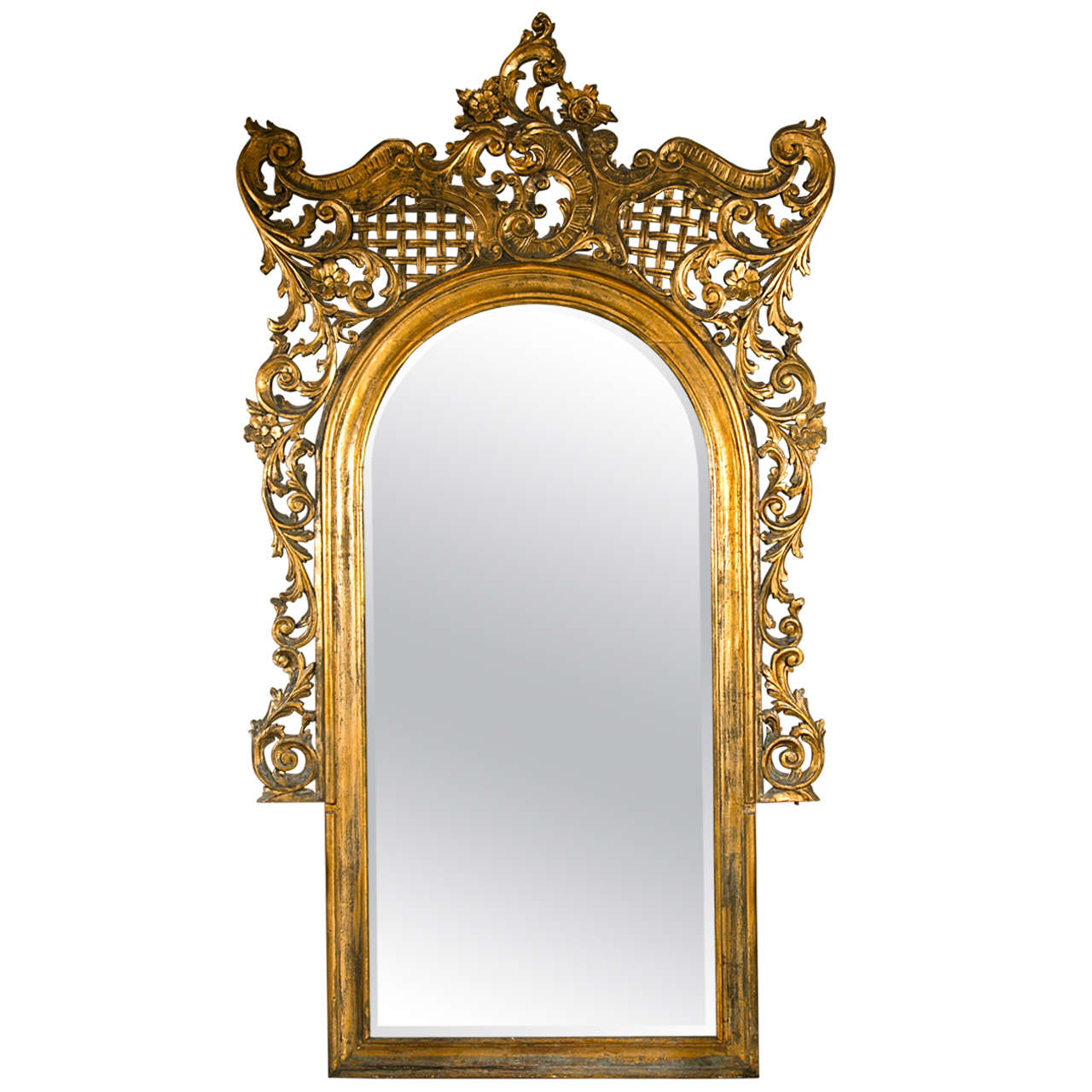 19th century monumental french rococo floor mirror for 19th century monumental french rococo floor mirror for