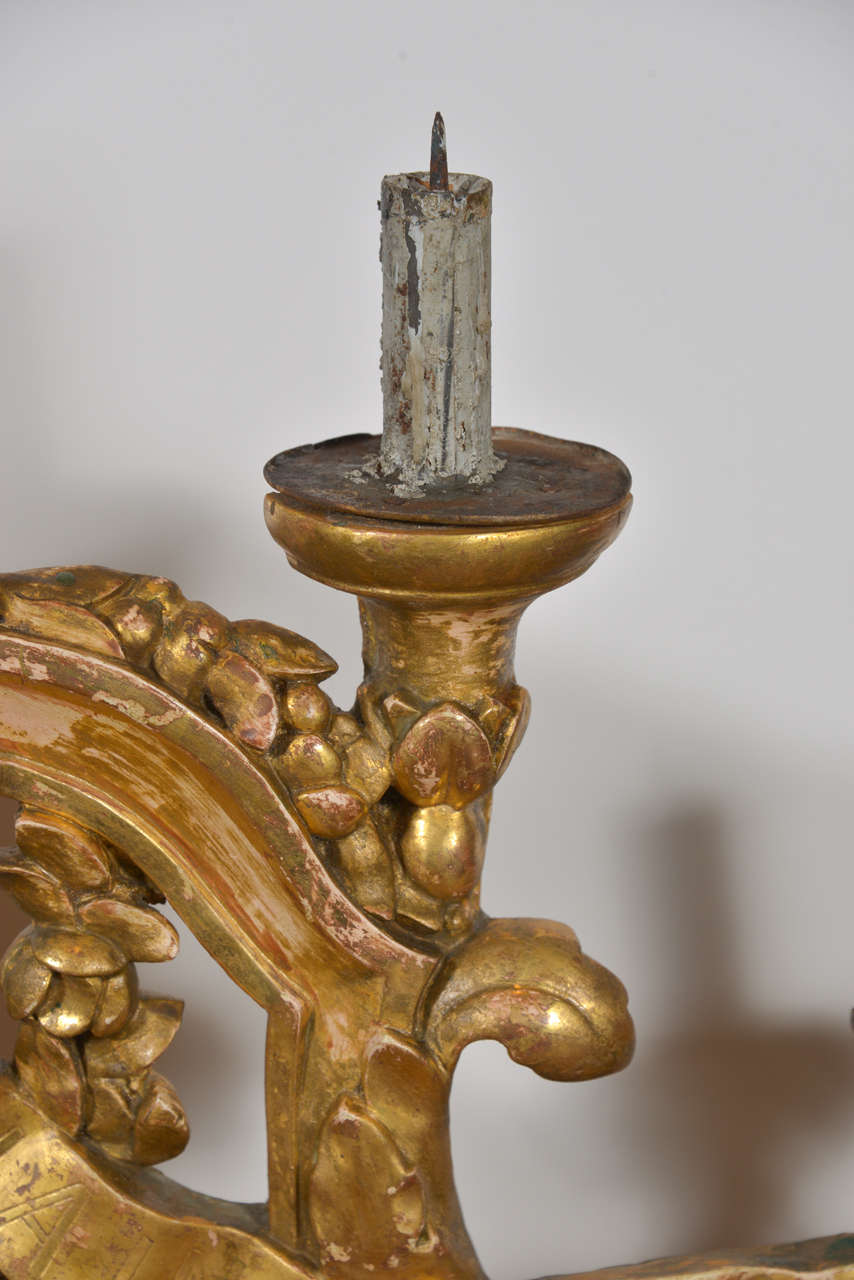 19th Century French Altar Candlestick In Excellent Condition For Sale In Houston, TX