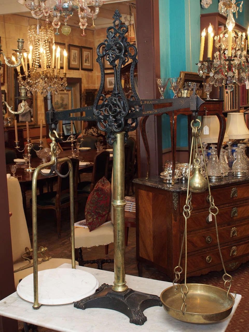 Monumental 19th Century English Scale