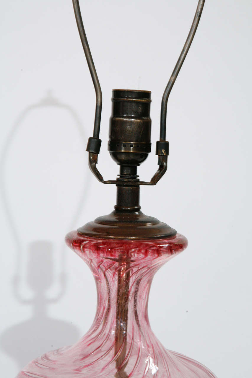 vintage pink lamps