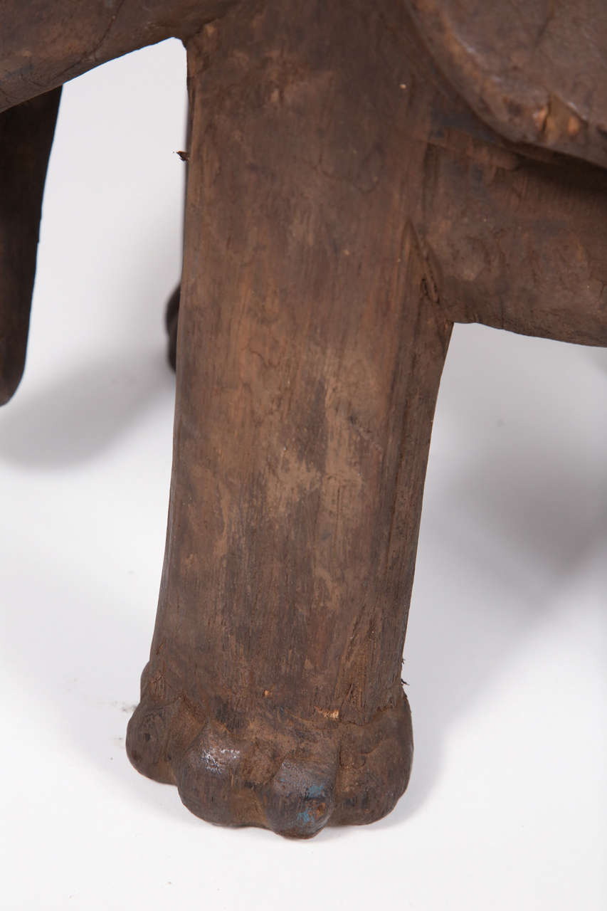 Wood African Stool