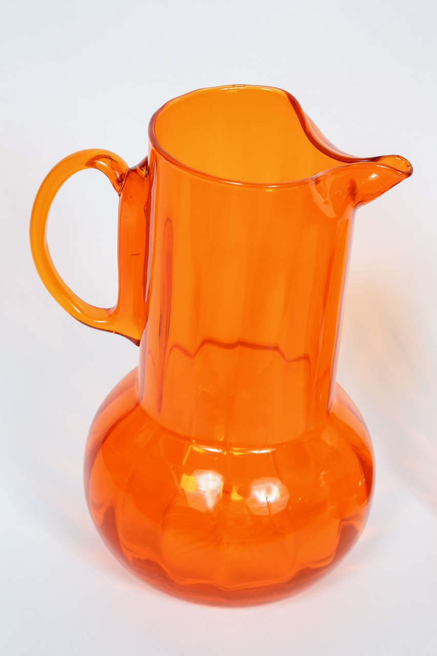 Orange Glass Set