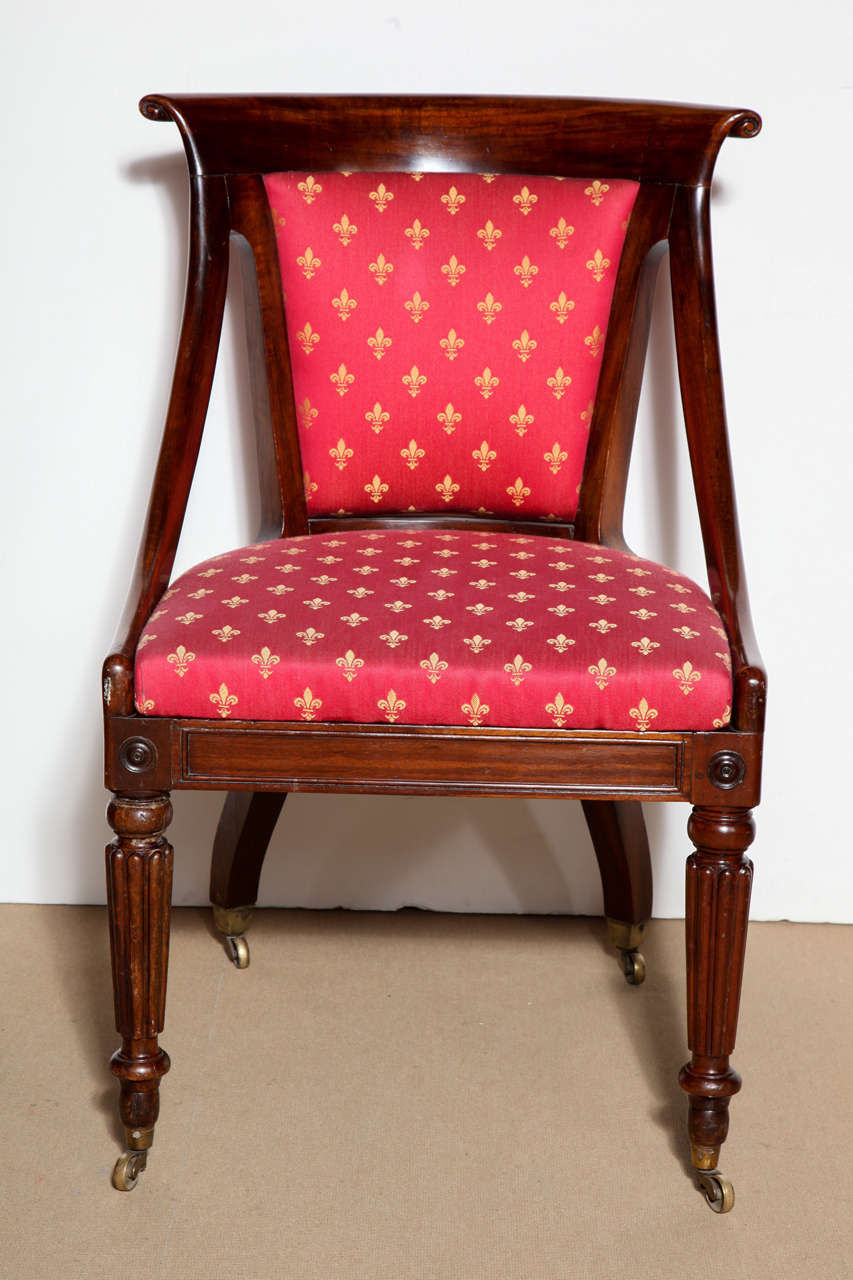 19th Century English, Slip Seat Side Chair