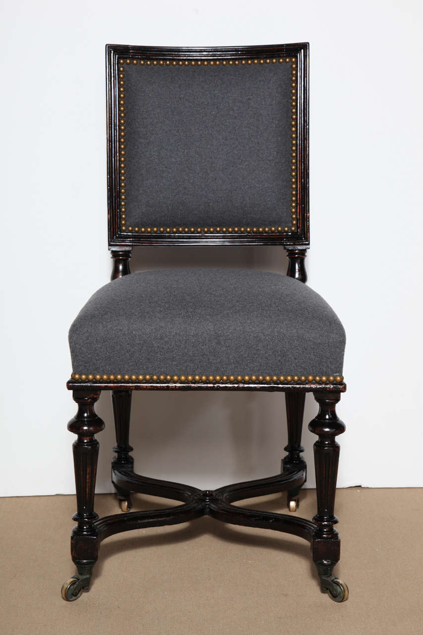 Napoleon III Set of 14 19th Century French Dining Chairs