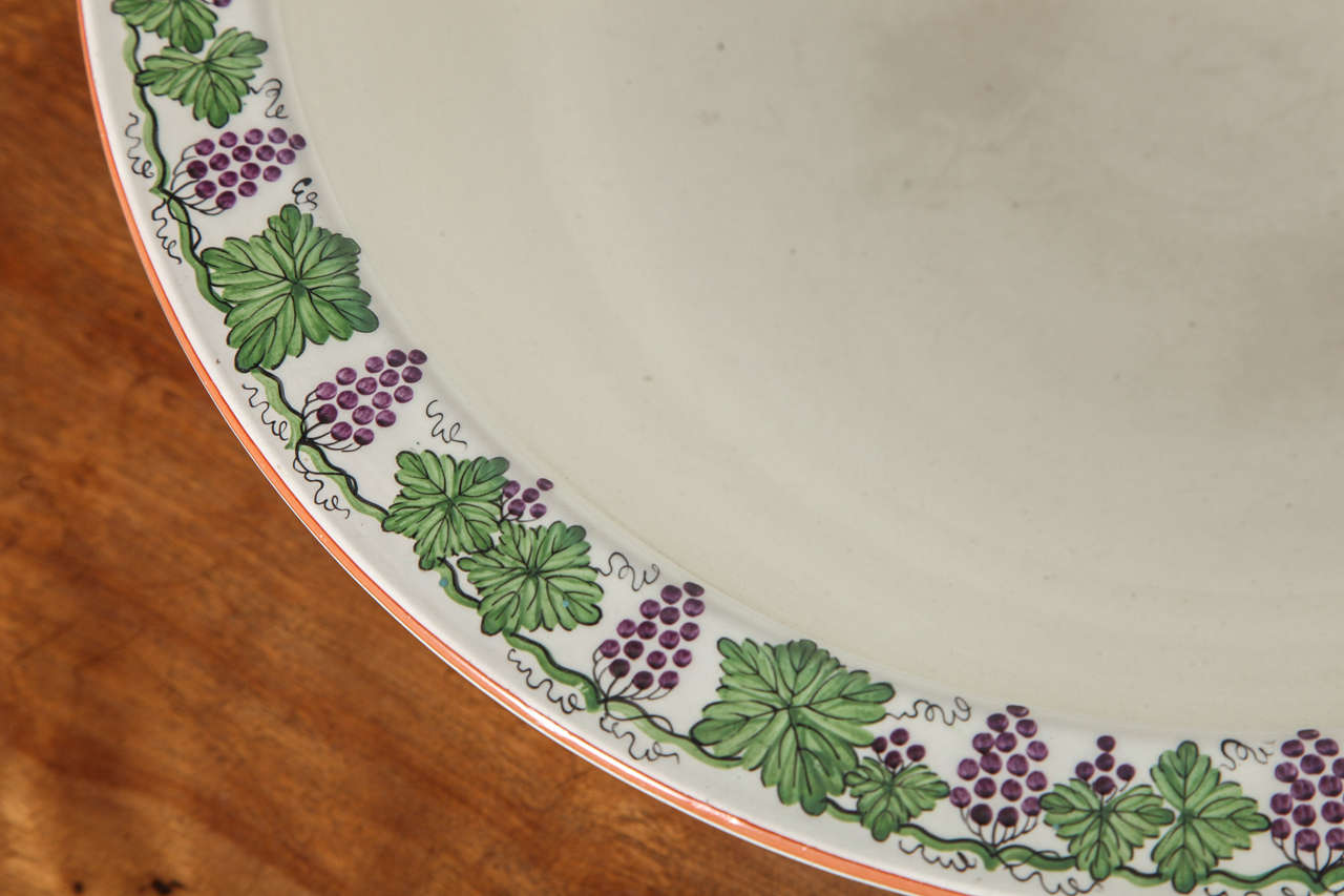 19th Century Creamware Bowl In Good Condition For Sale In New York, NY