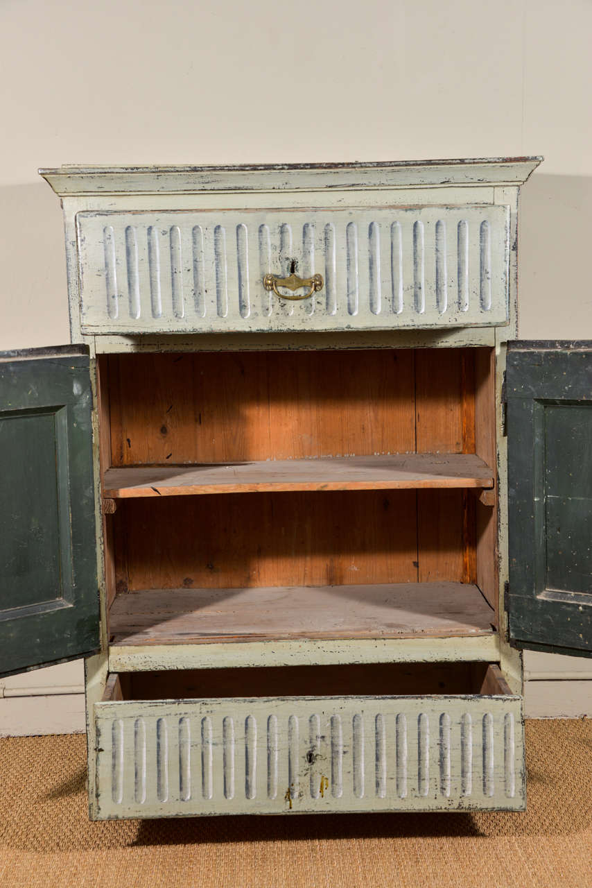 Neoclassical Early 19th Century Trompe L’oeil Cabinet