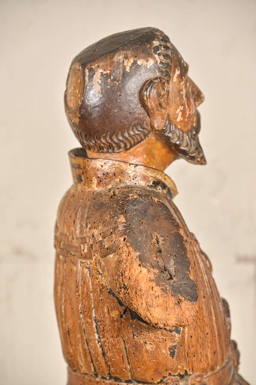 Late 18th Century Carved Italian Santo 4