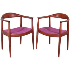 Pareja de "Las sillas" de Hans Wegner