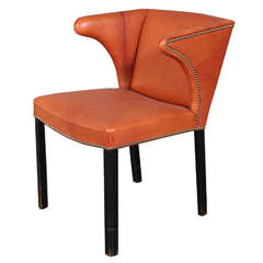 Frits Henningsen Chair in Niger leather, 1930s