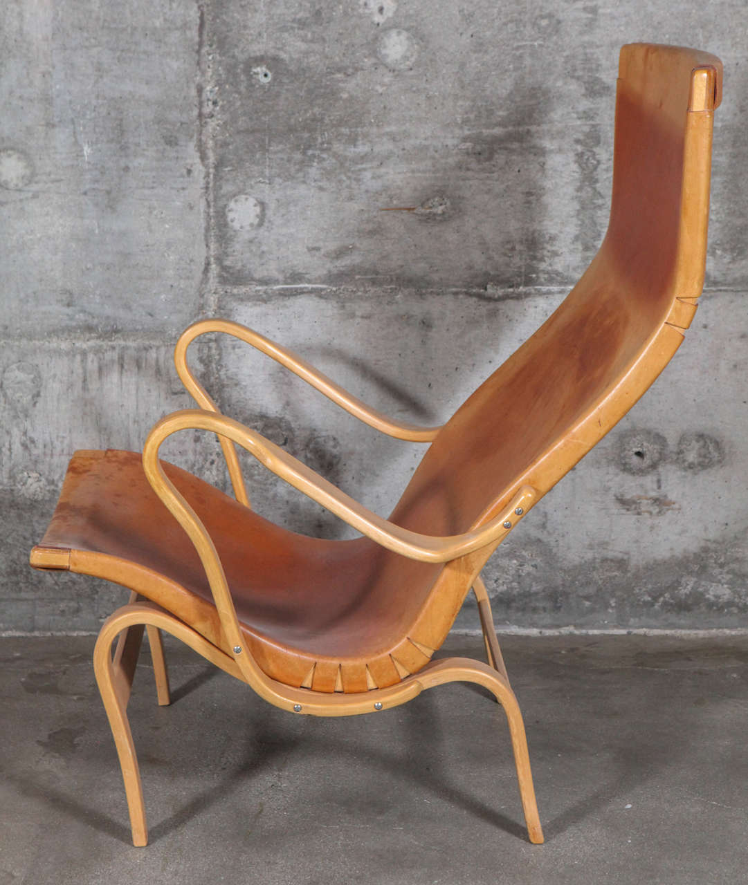 Bruno Mathsson Chair & Footstool 2