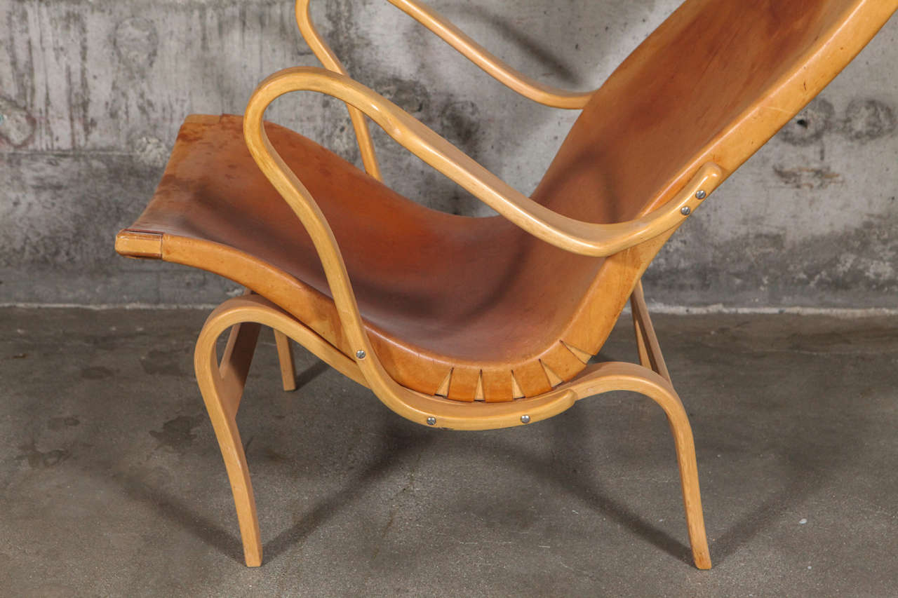 Bruno Mathsson Chair & Footstool 3