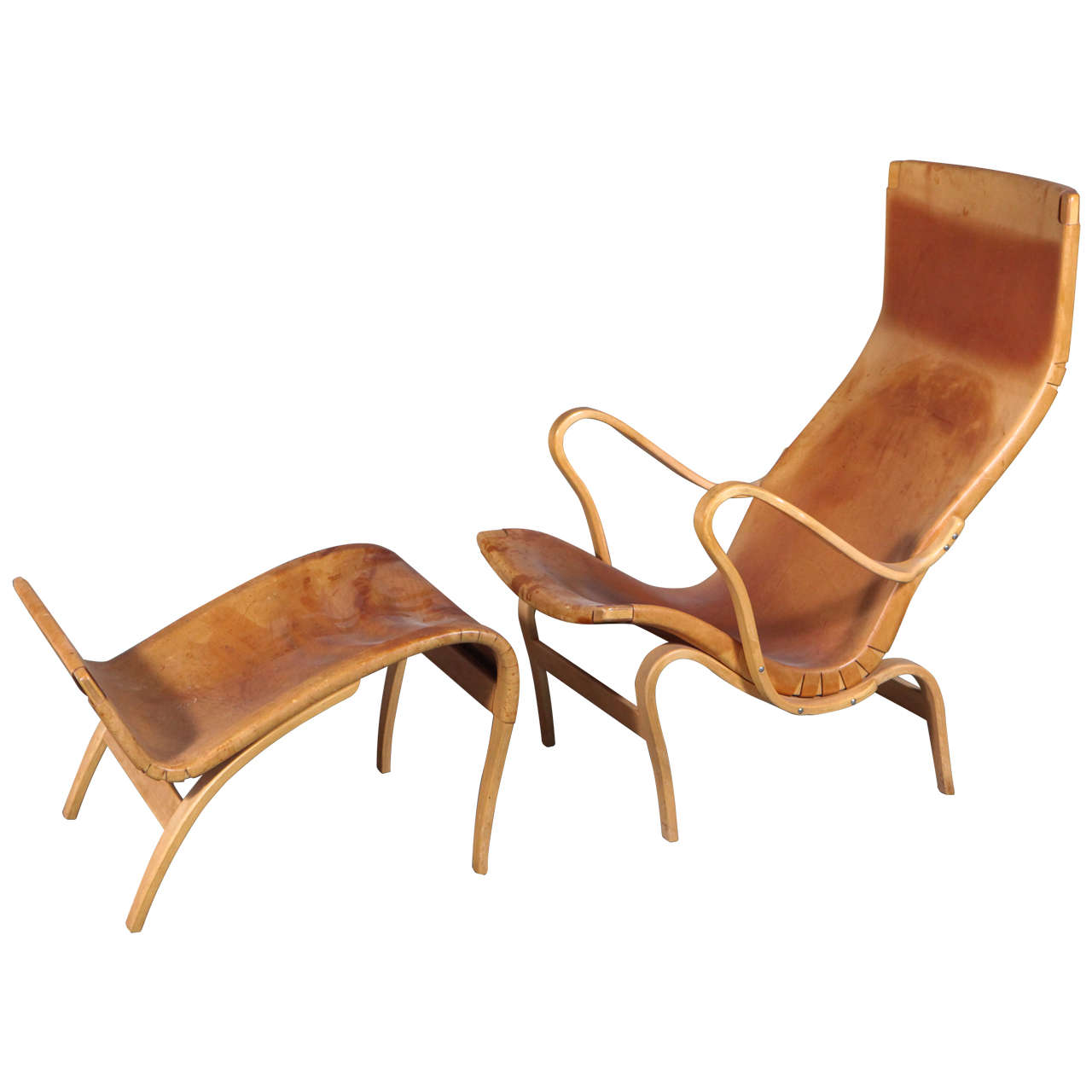Bruno Mathsson Chair & Footstool