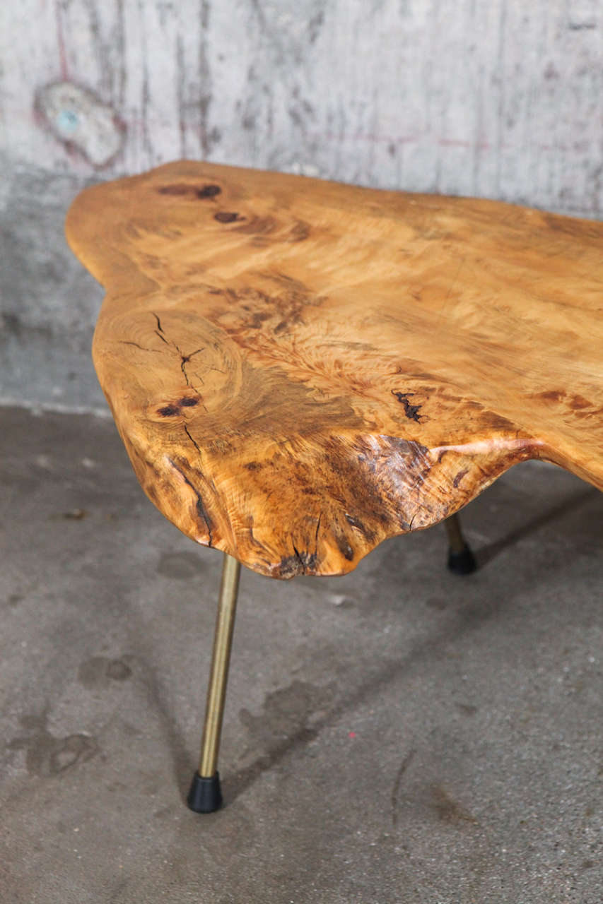 Austrian Carl Auböck Burl Wood Coffee Table