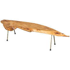 Carl Auböck Burl Wood Coffee Table