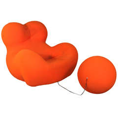 Gaetano Pesce UP5 Chair and UP6 Ottoman