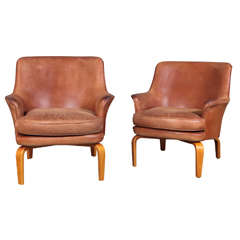 Pair of Arne Norell 'Pilot' Lounge Chairs