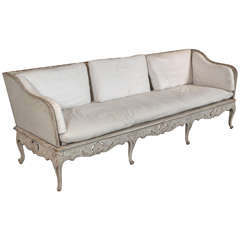 Antique Swedish Rococo Sofa