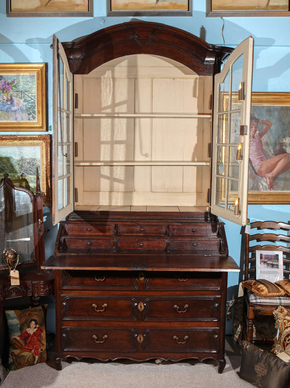 French Regence Secretaire, Early 20th Century French Regence Style For Sale 3