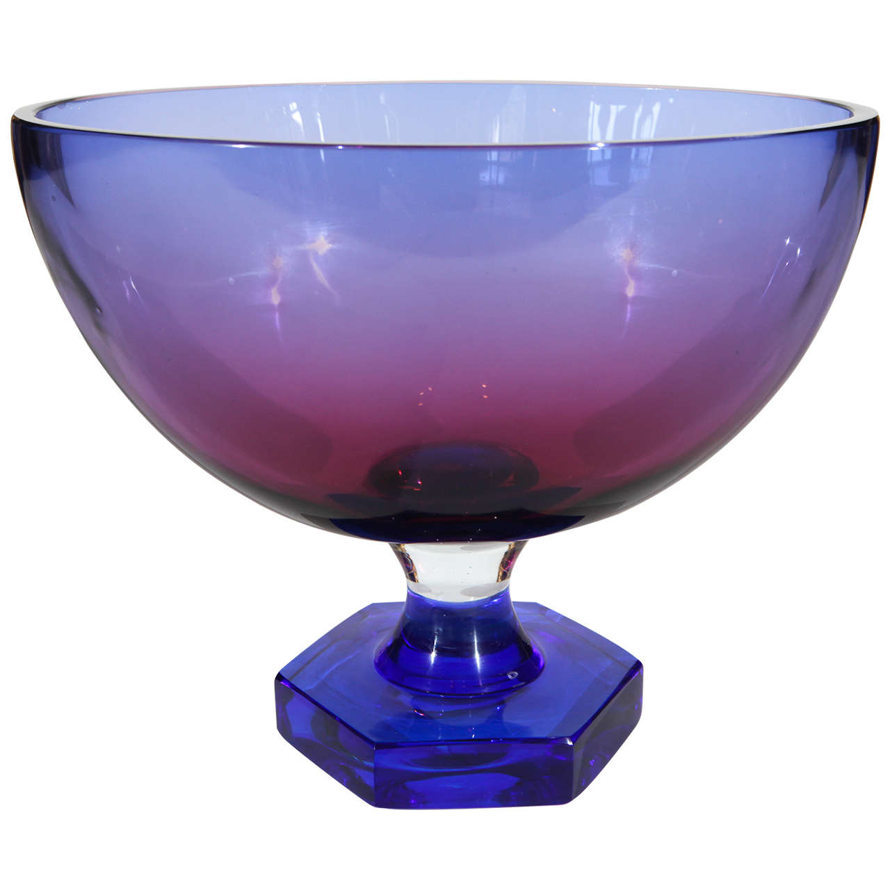 Murano Centerpiece Bowl For Sale at 1stdibs