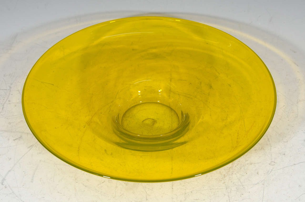 large yellow bowl