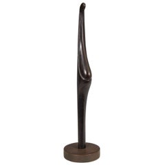 Bronze Figural Sculpture by Sculptor Artist Victor Halvani, ca. 1982