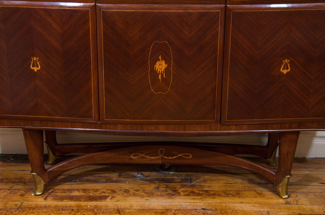 Italian Bar Cabinet Attributed to Architect and Designer Paolo Buffa