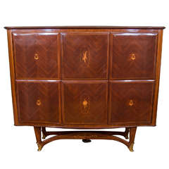 Bar Cabinet Attributed to Architect and Designer Paolo Buffa