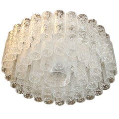 Midcentury Tubular Flush Mount in AS IS CONDITION