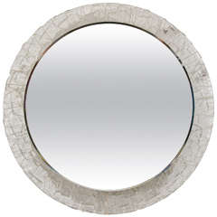 Miroir lumineux Midcentury Ice Glass Lucite