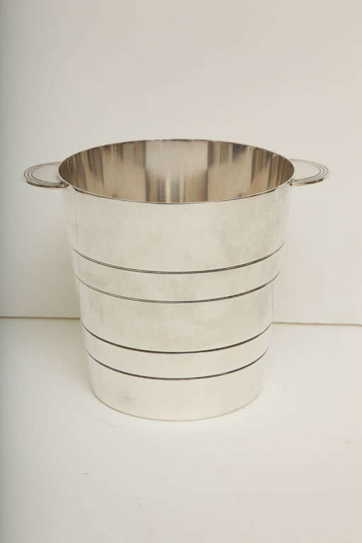 Large Silver Plate Ice Bucket by Elkington