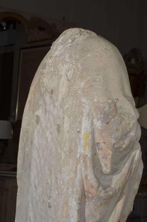Classic 18th Century Limestone Figure 1