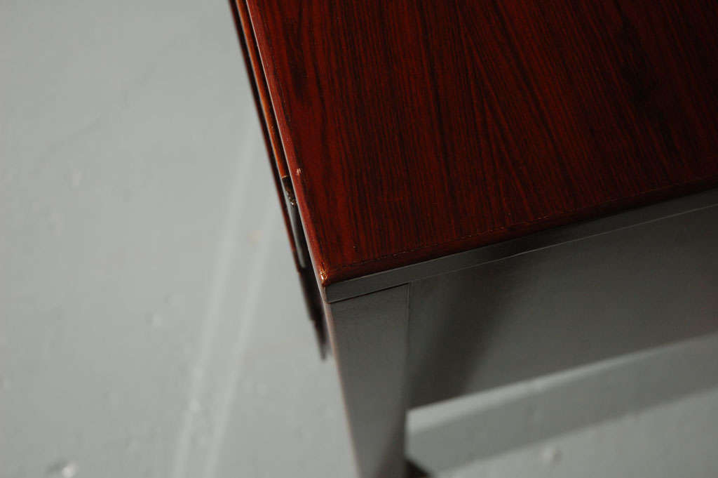 Mid-20th Century 1960's Executive Rosewood Desk.