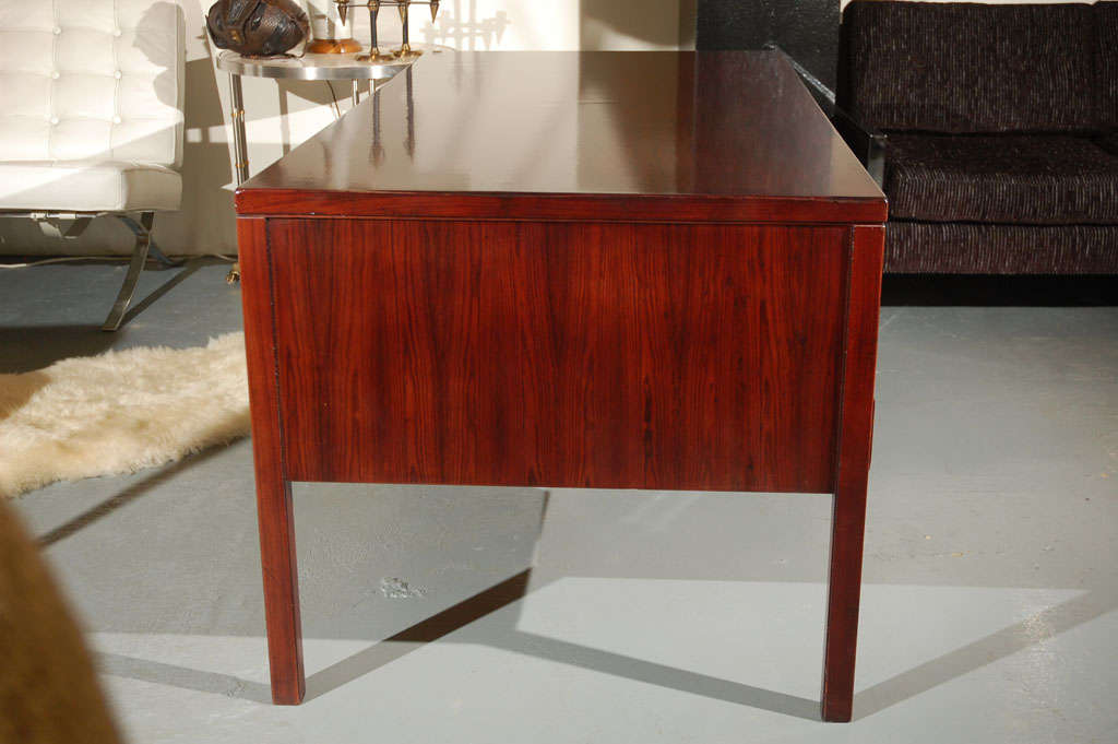 1960's Executive Rosewood Desk. 2