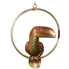 Toucan Parrot Sculpture by Sergio Bustamante 4