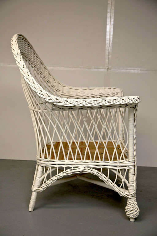 Antique Bar Harbor Wicker Chair and Rocker at 1stDibs antique bar