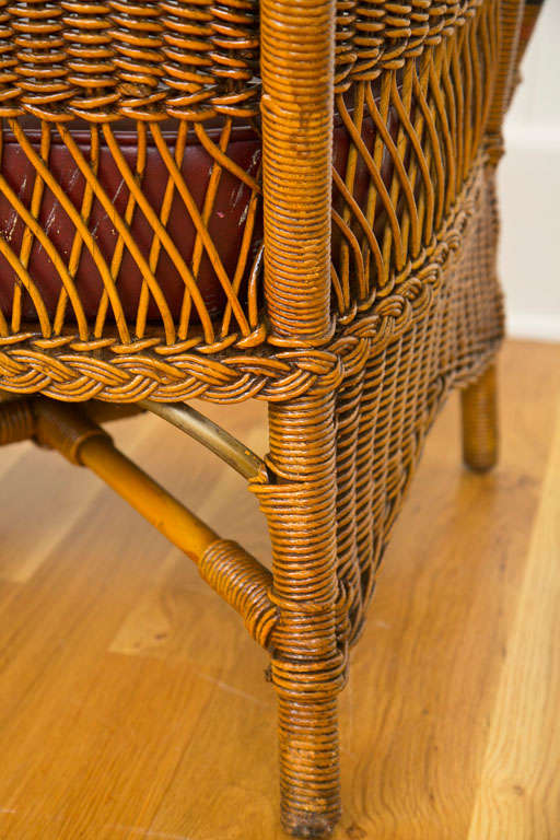 Antique Deco Wicker Chairs - Three available 2