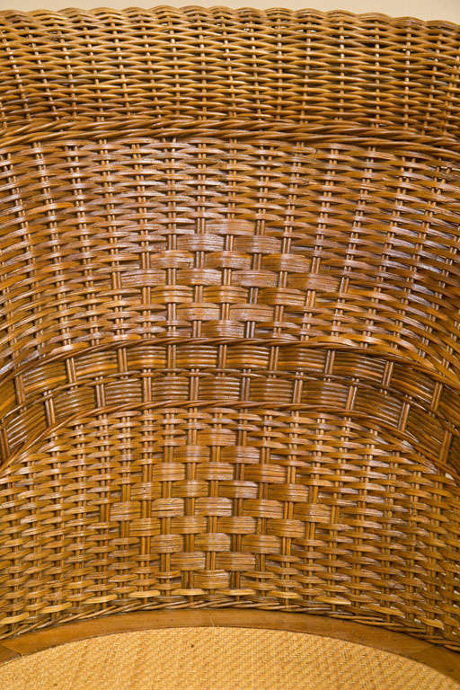 Reed Victorian Wicker Chair