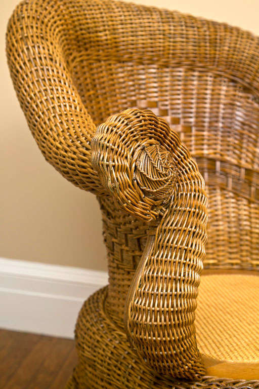 Victorian Wicker Chair at 1stDibs | victorian rattan furniture